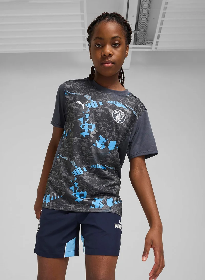 PUMA Youth Mancity Prematch Jersey